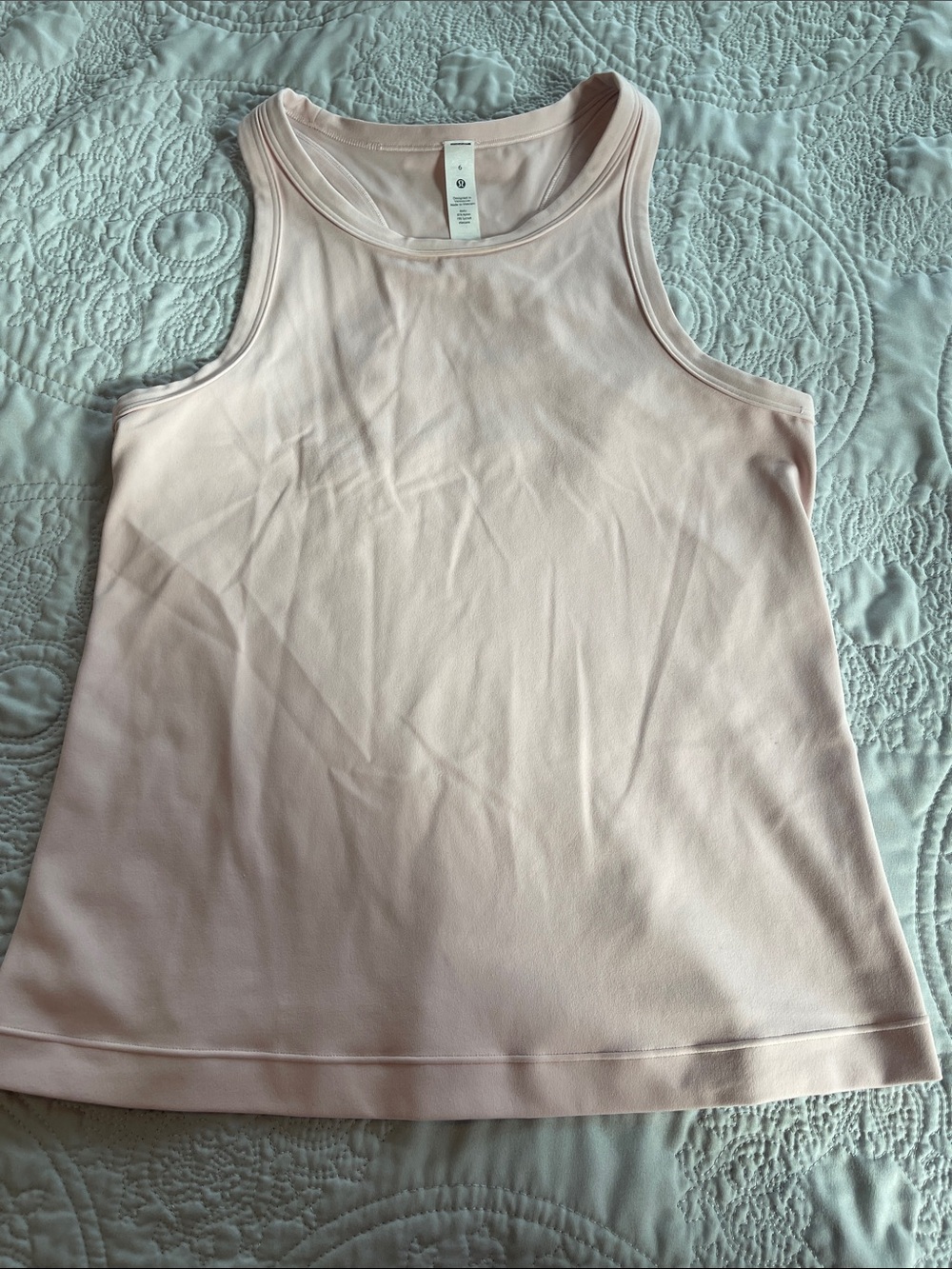 lululemon athletica Pale Pink Racerback Tank